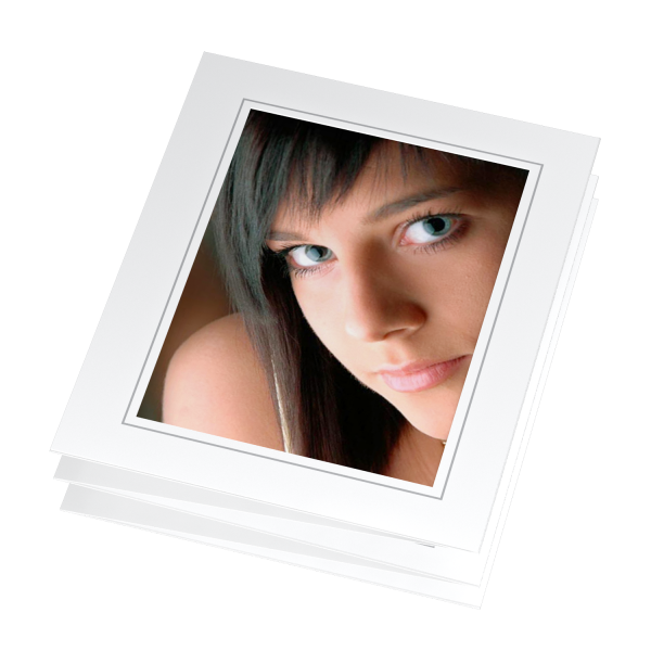 Endlospassepartout - Rahmen Offsetdruck grau