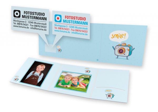 Schul- und Kindergartenmappe - Motiv Smile