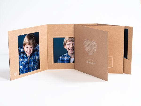 Abgabemappe - Motiv Herz