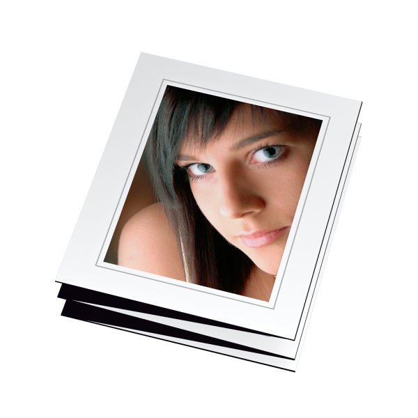 Endlospassepartout - Rahmen Offsetdruck grau