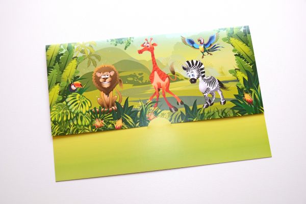 Abgabemappe - Motiv Dschungel für Bilder bis 20x30 cm