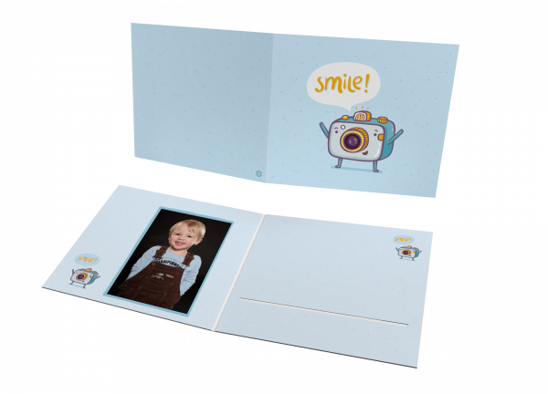Schul- und Kindergartenmappe - Motiv Smile